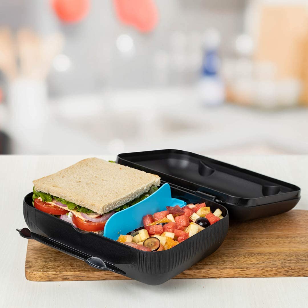 Tupperware At Lunch Plastic Lunch Box, 1 Litre, Multicolour